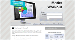 Desktop Screenshot of mathsworkout.co.uk